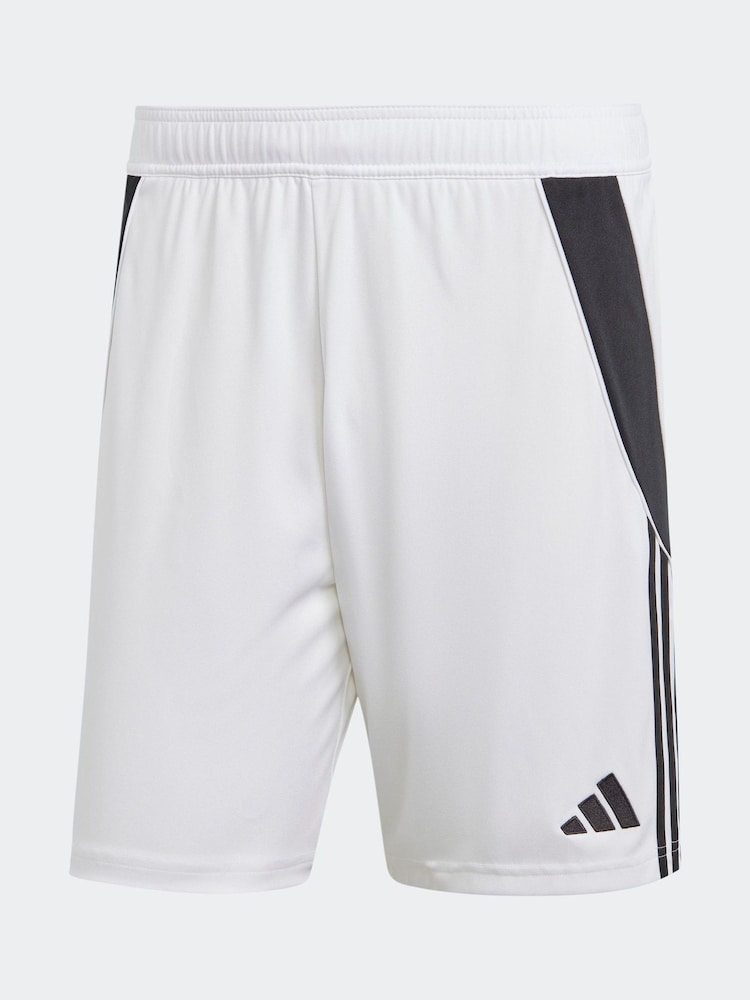 adidas White Tiro 24 Shorts - Image 6 of 6