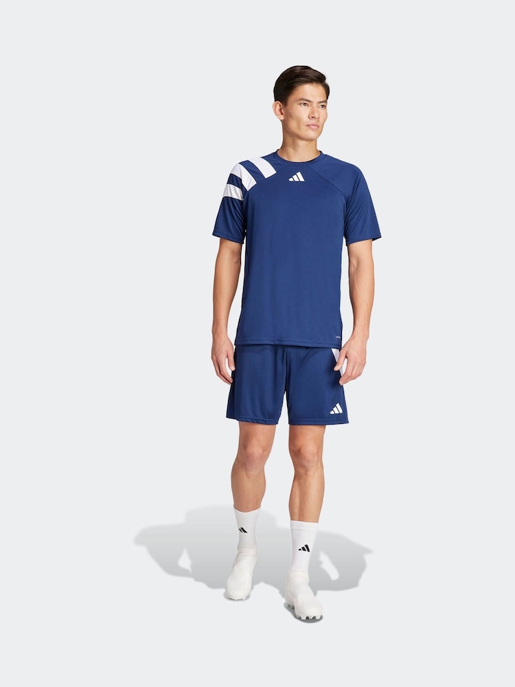 adidas Dark Navy Blue Fortore 23 Shorts - Image 2 of 4