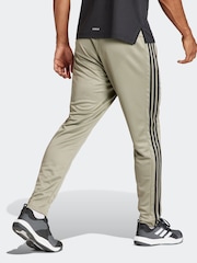 adidas Green 100% Cotton Train Essentials 3-Stripes Training Joggers - Image 3 of 7