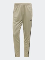 adidas Green 100% Cotton Train Essentials 3-Stripes Training Joggers - Image 6 of 7