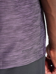 adidas Purple Train Essentials Stretch Training T-Shirt - Image 7 of 8
