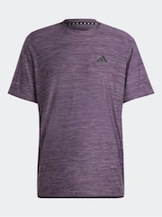 adidas Purple Train Essentials Stretch Training T-Shirt - Image 8 of 8