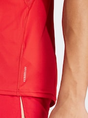 adidas Red Adizero Essentials Running T-Shirt - Image 5 of 6