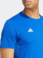 adidas Bright Blue Adizero Essentials Running T-Shirt - Image 6 of 17