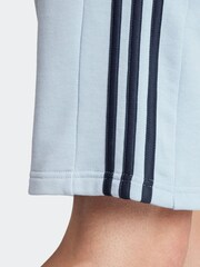 adidas Blue Sportswear Essentials French Terry 3-Stripes Shorts - Image 5 of 6