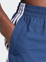 adidas Blue Originals Adicolor 3 Stripes Swim Shorts - Image 5 of 6