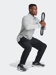 adidas Grey Train Essentials Training Long Sleeve Sweatshirt - Image 3 of 7