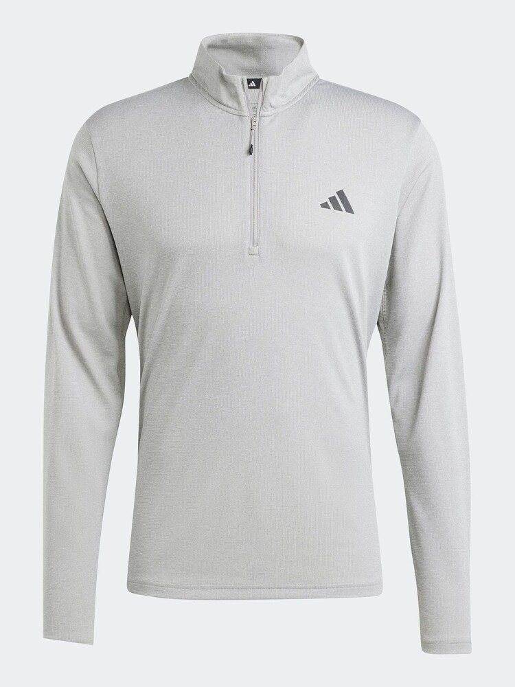 adidas Grey Train Essentials Training Long Sleeve Sweatshirt - Image 7 of 7