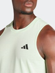 adidas Light Green Train Essentials Feelready Training Tank Top - Image 6 of 7