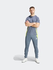 Azul de Chrome - Pantalones de chándal deportivos Tiro 24 de adidas - Imagen 3 de 6