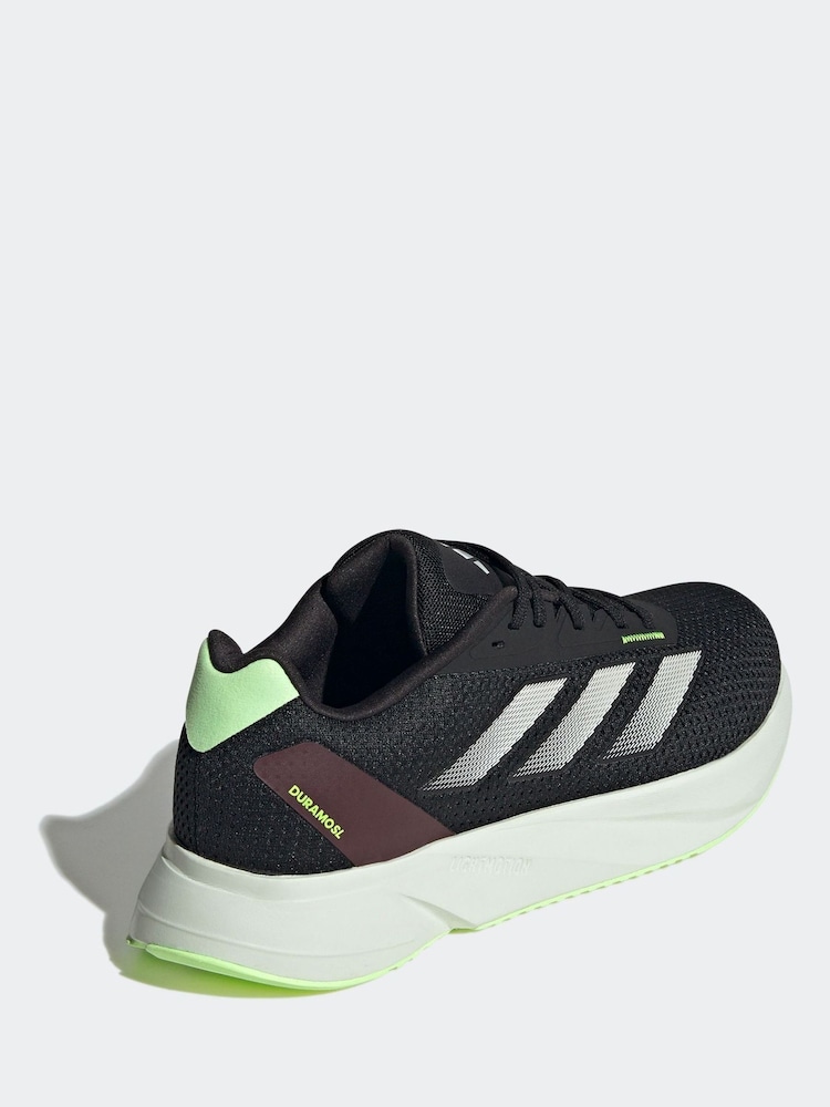 adidas Black/Yellow Duramo SL Trainers - Image 2 of 8