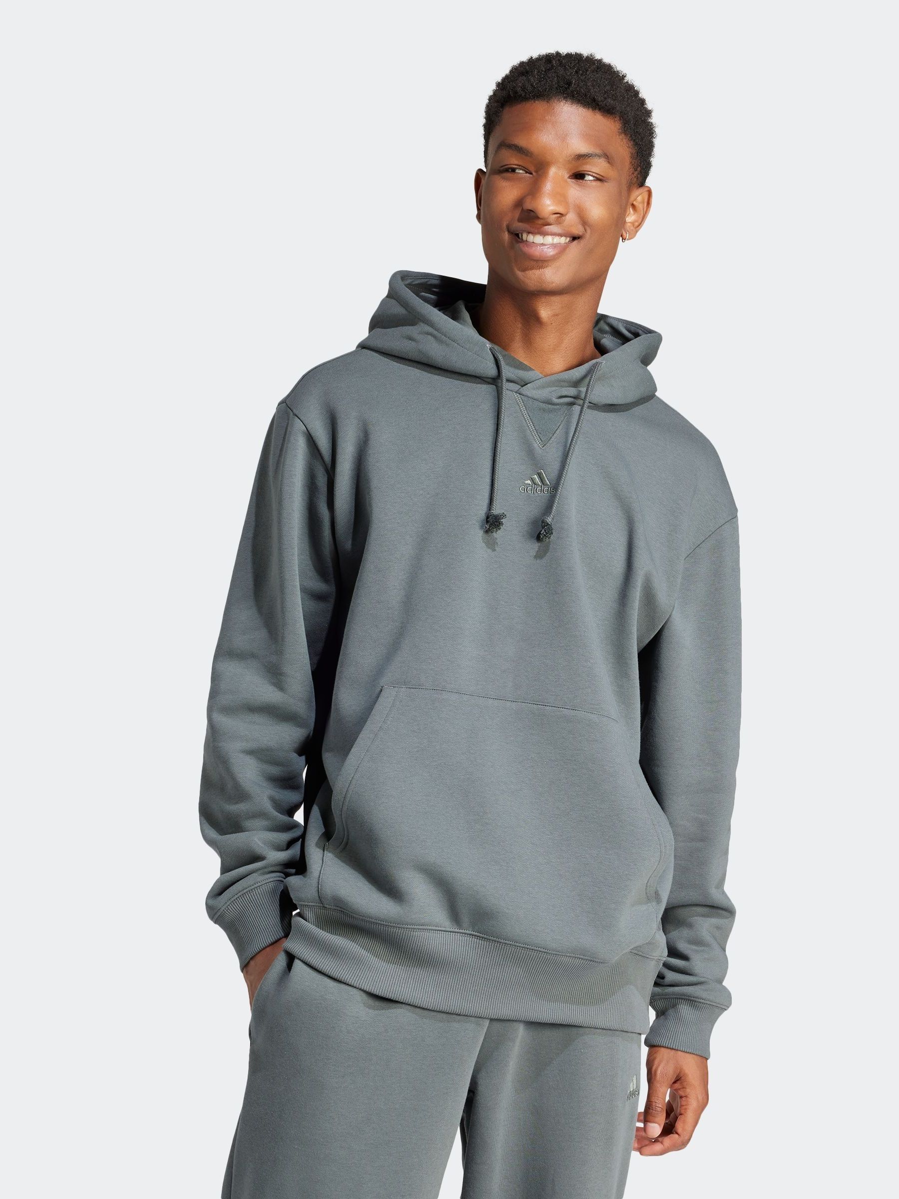 Buy adidas Grey Sportswear All Szn Fleece Hoodie from Next Luxembourg