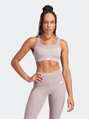 adidas Purple Impact Training High Support Bra - Image 1 of 9