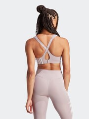 adidas Purple Impact Training High Support Bra - Image 3 of 9