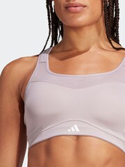 adidas Purple Impact Training High Support Bra - Image 6 of 9