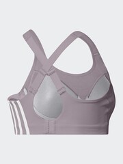 adidas Purple Impact Training High Support Bra - Image 9 of 9