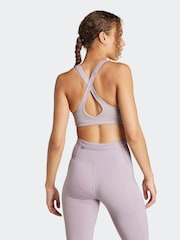 adidas Purple FastImpact Luxe Run High-Support Bra - Image 2 of 8