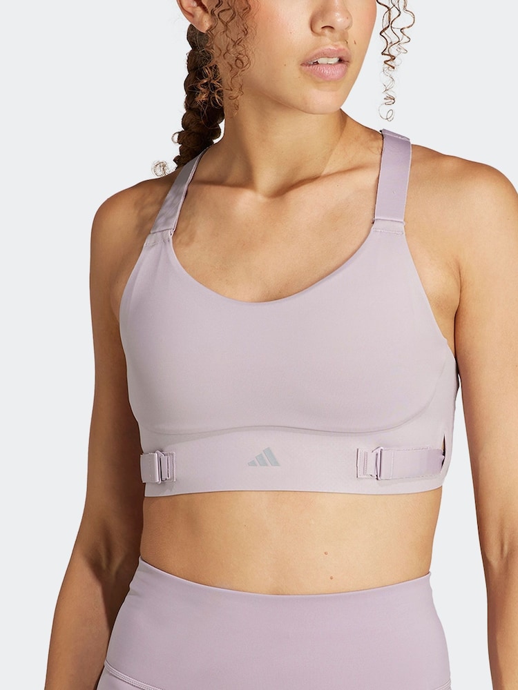 adidas Purple FastImpact Luxe Run High-Support Bra - Image 3 of 8
