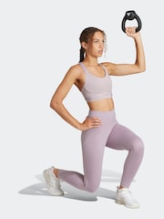 adidas Purple FastImpact Luxe Run High-Support Bra - Image 5 of 8