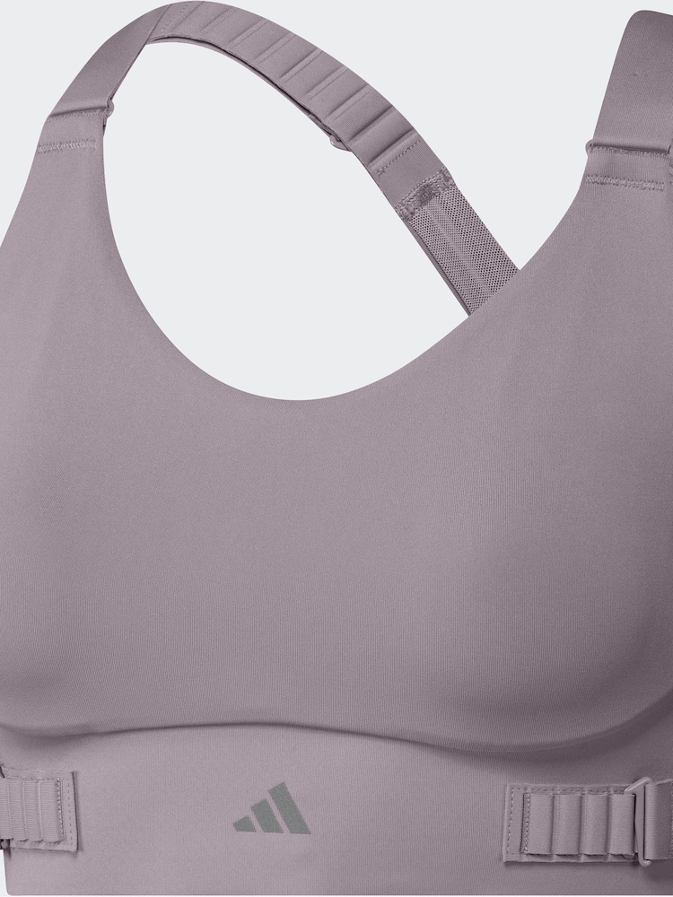 adidas Purple FastImpact Luxe Run High-Support Bra - Image 7 of 8