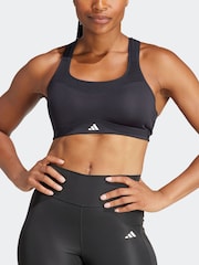 adidas Black TLRD Impact High Support Bra - Image 5 of 11