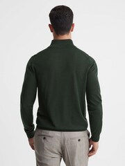 Reiss Forest Blackhall Merino Wool Half-Zip Jumper - Image 5 of 5