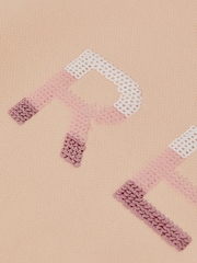 Reiss Pink Etta 9-14 yrs Sequin Motif Jumper - Image 6 of 6