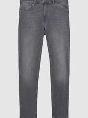 Reiss Grey Medesto Slim Fit Washed Jeans - Image 2 of 4