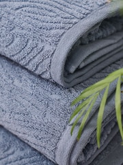Martex Blue Pure 100 Cotton 650 GSM Towel - Image 2 of 4