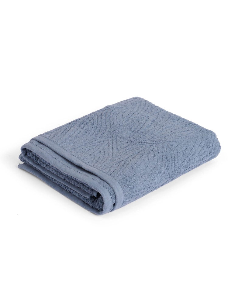 Martex Blue Pure 100 Cotton 650 GSM Towel - Image 4 of 4 Martex Blue Pure 100 Cotton 650 GSM Towel - Image 4 of 4