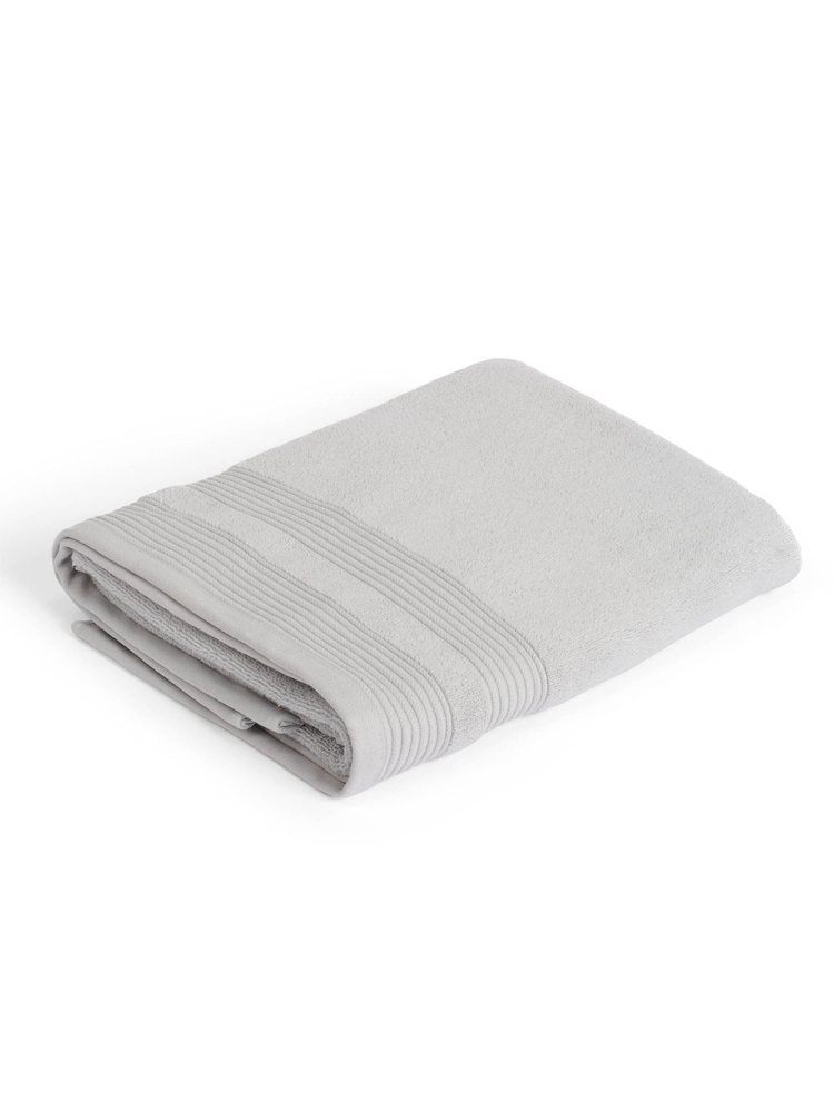 Martex Grey Pure 650 GSM 100% Cotton Towel - Image 2 of 3 Martex Grey Pure 650 GSM 100% Cotton Towel - Image 2 of 3