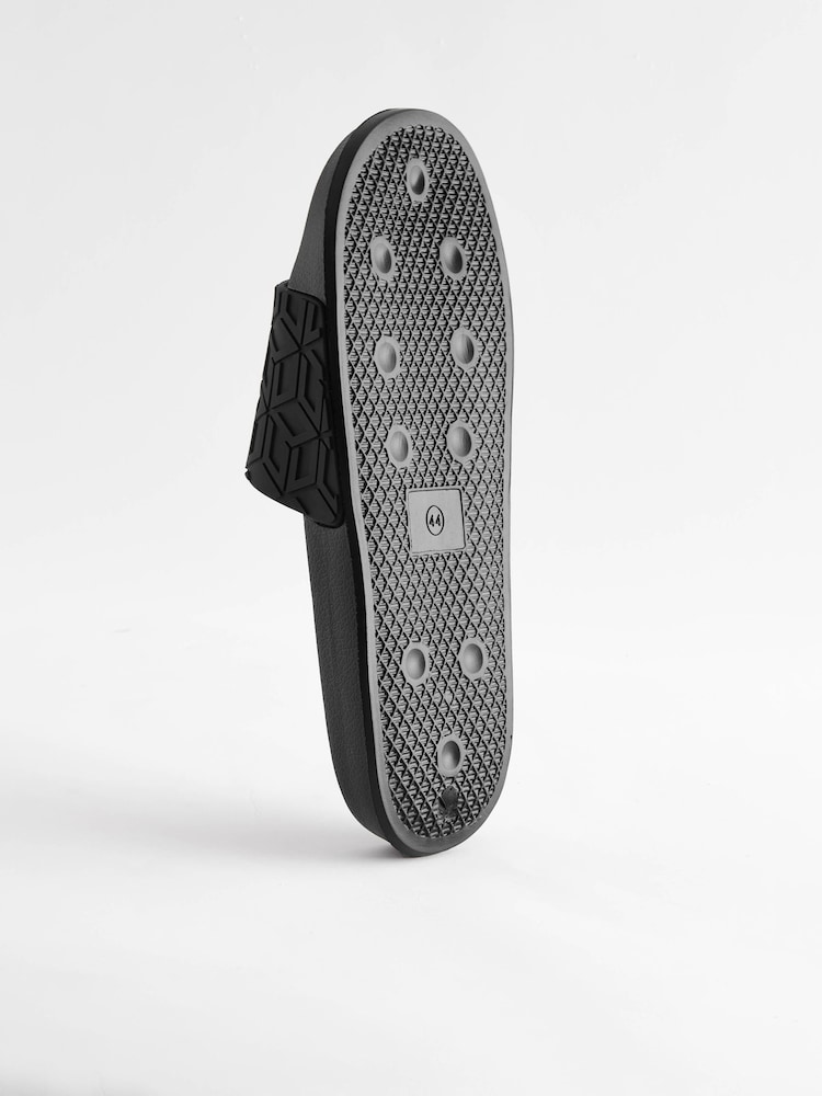 Noir - Mules en relief - Image 5 of 8