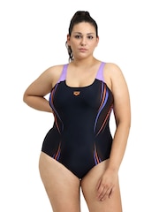Arena Performance Women's Spikes Bra Plus Black Swimsuit - Image 1 of 6