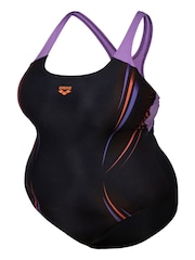 Arena Performance Women's Spikes Bra Plus Black Swimsuit - Image 5 of 6