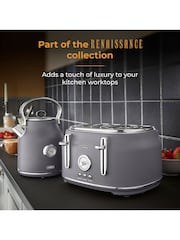 Tower Grey Renaissance 4 Slice Toaster - Image 7 of 8