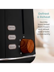 Tower Black Scandi 2 Slice Toaster 800W - Image 4 of 8