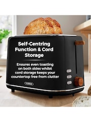 Tower Black Scandi 2 Slice Toaster 800W - Image 6 of 8