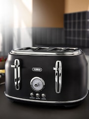 Tower Black Renaissance 4 Slice Toaster - Image 1 of 8