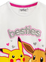 Vanilla Underground White Pokemon 100% Cotton Long Leg Pyjamas - Image 3 of 3