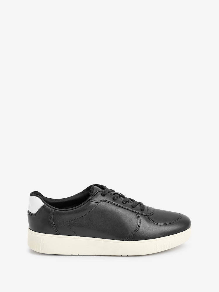 FitFlop Rally Leather/Suede Panel Trainers - Image 1 of 1
