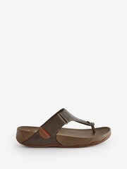 FitFlop Trakk II Brown Flip Flops - Image 1 of 4