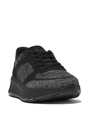 FitFlop F-Mode Knit Flatform Black Sneakers - Image 4 of 4