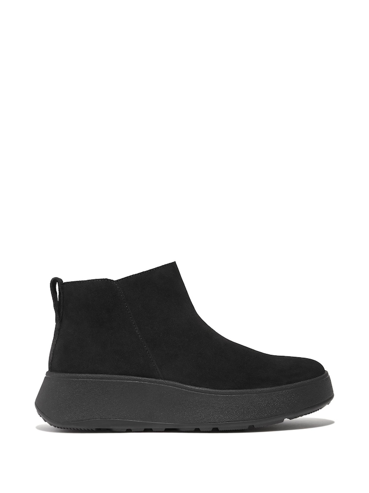FitFlop F-Mode Suede Flatform Zip Ankle Boots - Image 1 of 4