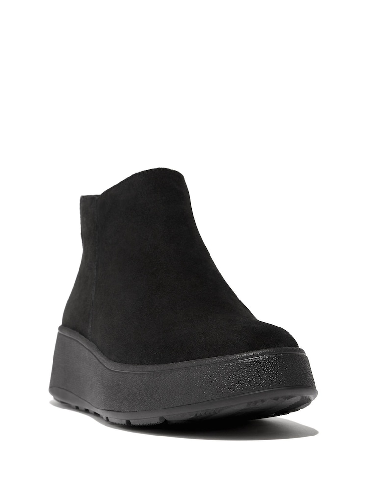 FitFlop F-Mode Suede Flatform Zip Ankle Boots - Image 2 of 4