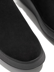 FitFlop F-Mode Suede Flatform Zip Ankle Boots - Image 4 of 4