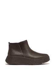 FitFlop F-Mode Suede Flatform Zip Ankle Boots - Image 1 of 3