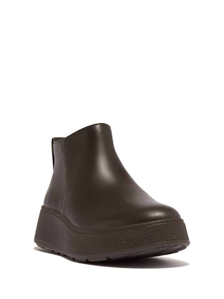 FitFlop F-Mode Suede Flatform Zip Ankle Boots - Image 2 of 3