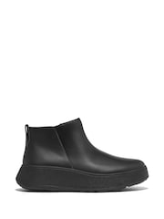 FitFlop F-Mode Suede Flatform Zip Ankle Boots - Image 1 of 4