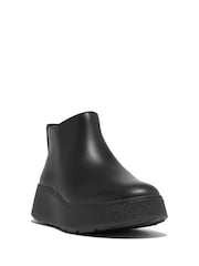 FitFlop F-Mode Suede Flatform Zip Ankle Boots - Image 2 of 4