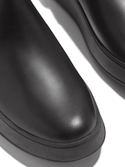 FitFlop F-Mode Suede Flatform Zip Ankle Boots - Image 4 of 4